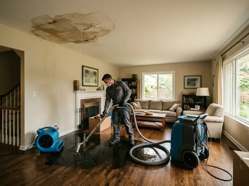 attic-pipe-burst-ceiling-drip-008 — frequently asked questions, Water Damage Restoration & Carpet Care in Imperial, MO